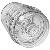 Main Squeeze Pop-off Optix Realistic Male Stroker Clear