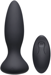 A-Play Thrust Adventurous Rechargeable Remote Control Silicone Anal Plug Black