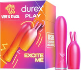 Durex Play Vibe & Tease 2 In 1 G Spot Vibrator & Teaser Tip