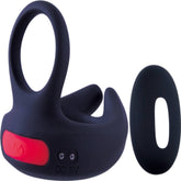 Giga Booster Dual Motor Vibrating Cock Ring with Scrotal Stimulator