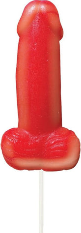 Hott Products Jumbo Gummy Edible Cock Pop Strawberry