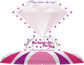 Bachelorette Party Diamond Ring Novelty Centerpiece
