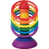 Rainbow Pecker Party Ring Toss