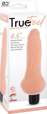 True Feel Ballsy Realistic Design Vibrating Dildo