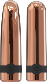 La Viva Quake Ammo 10 Function Bullet Vibrator Rose Gold
