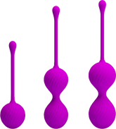 Pretty Love Kegel Exerciser Ball Kit Purple