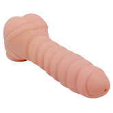 Crazy Bull Stronger Man 8.6 Inches Vibrating Mens Masturbator Flesh