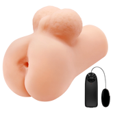 Crazy Bull Vibrating Jack Realistic Ass Masturbator Flesh