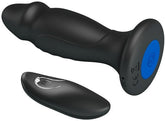 Mr Play Sleek & Powerful Vibrating Remote Control Anal Plug Black