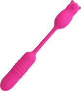 Pretty Love Nobikuma Vibrating & Rechargeable Love Egg Massager Pink