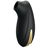 Pretty Love Otis Royal Pleasure Suction Based Clitoral Massager Black / Gold