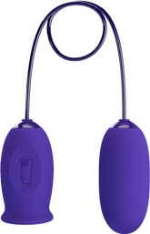 Pretty Love Daisy Youth Multi Function Vibrating Love Egg Purple
