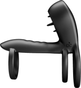 Pretty Love Jammy 12 Function Vibrating Penis Sling Black