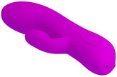 Pretty Love Flirt Rechargeable Multi Function Rabbit Vibrator Purple