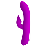 Pretty Love Anthony Rechargeable Sucking & Vibrating Rabbit Massager Purple