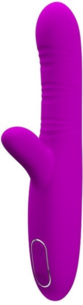 Pretty Love Rechargeable Angelique Rabbit Shape G Spot Massager Purple