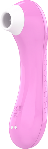 Pretty Love Rechargeable Sucking Emerald Clitoral Massager Light Pink