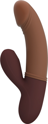 Pretty Love Kane Rechargeable Rabbit Shape G Spot Massager Brown