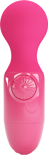 Pretty Love Rechargeable Mini Stick Body Wand Massager Pink