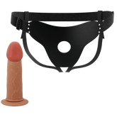 Pretty Love Stark Universal Strap On Harness With 6.9 Dildo Inch Flesh