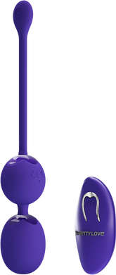 Pretty Love Willie Youth Remote Control Vibrating Love Egg Massager Purple