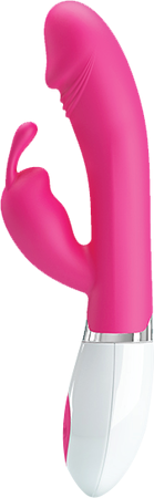 Pretty Love Gene Sound Activated Rabbit Vibrator Pink