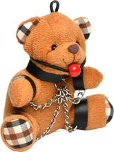 Master Series Gagged Teddy Bear Novelty Key Chain