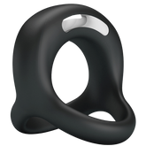 Pretty Love Elliott 10 Function Vibrant Penis Ring Black