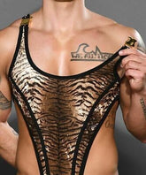 Andrew Christian Plush Tiger Mens Singlet