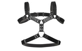 Strict 6 O-Ring BDSM Play Adjustable Chest Harness