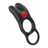 Icon Brands Red Dot V1 Vibrating Cock Ring with Remote Black