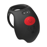 Icon Brands Red Dot V3 Rechargeable Cock and Ball Ring Black