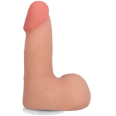 Vac-U-Lock Suction Cup 5 Inch Realistic Cock With Balls