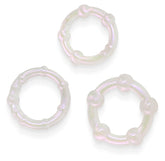 NS Novelties Fantasia Intensity Stretchy Cock Rings Pearl