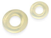 NS Novelties Fantasia Double Stack Cock Rings Set Amber