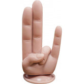 Hott Products Finger Fest The Shocker Realistic Dildo Flesh