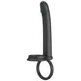 Pretty Love Moses Cock and Ball Ring Anal Dildo Black