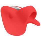 Pretty Love Carnation Rechargeable Finger Vibrator Red