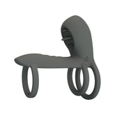 Pretty Love Jammy Master Vibrating Cock Ring Grey