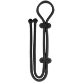 Jet Horny Adjustable Cock Ring with Ball Strap Black