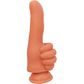 Hott Products Thumbs Up Finger Shaped Dildo Tan