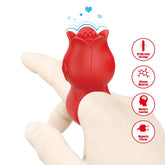 Pretty Love Jae Rose Adult Finger Vibrator Red