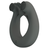 Pretty Love Master Ring Dahlia Vibrating Dick Ring Grey