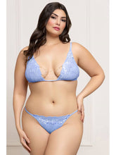 Seven 'til Midnight Two Piece Bra Set Periwinkle OSX