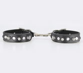 Love In Leather Spiked Leather Ankle Restraints