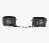 Love In Leather Padded Faux Leather Ankle Restraints