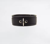 Love In Leather Fetish Collar with Coloured Hardware