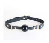 Love In Leather BDSM Gag With And Coloured hardware