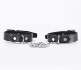 Love In Leather Classic Unlined Leather Handcuffs