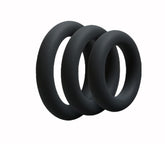 Love In Leather 3 Piece Fat Boy Stretchy Cock Rings